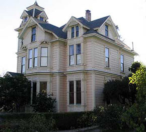 Santa Cruz California Historic District Houses